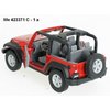 Welly Jeep Wrangler Rubicon convertible (red) - code Welly 42371C, modely aut