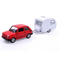 Welly 1:34-39 Trailer set Land Rover Freelander + Lexus SC430 - code Welly 49761F-2TB(A)