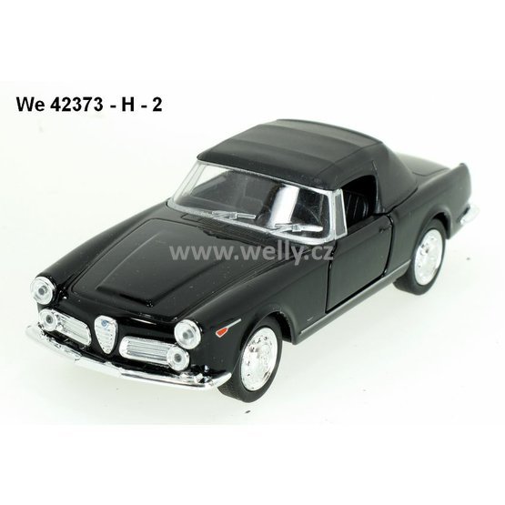 Welly 1:34-39 Alfa Romeo 1960 Spider 2600 Soft Top (black) - code Welly 43664H, modely