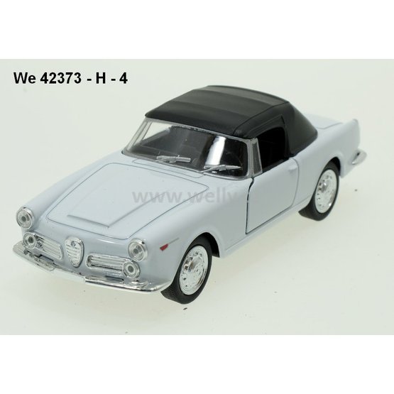 Welly 1:34-39 Alfa Romeo 1960 Spider 2600 Soft Top (white) - code Welly 43664H, modely