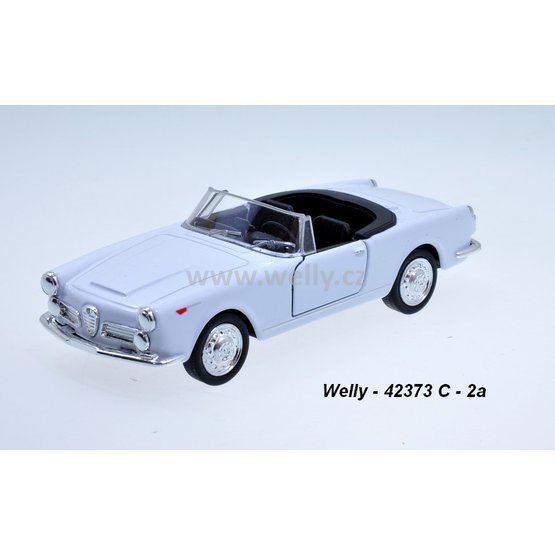 Welly 1:34-39 Alfa Romeo 1960 Spider 2600 Convertible (white) - code Welly 42373C, modely