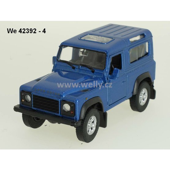 Welly 1:34-39 Land Rover Defender (blue) - code Welly 42392