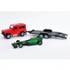 Welly 1:34-39 Trailer set LR Defender +Lotus T125 - code Welly 42392F-2TB(