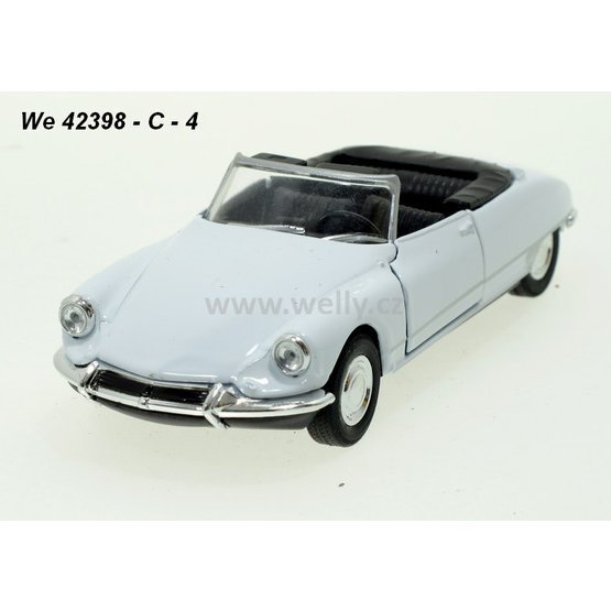Welly 1:34-39 Citroen DS 19 Cabriolet (white) - code Welly 42398C, modely aut