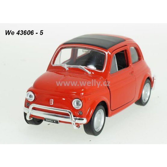 Welly 1:34-39 Fiat Nuova 500 (red) - code Welly 43606, modely aut
