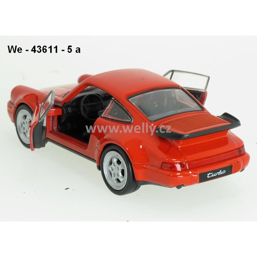 Welly 13439 Porsche 964 Turbo (red) code Welly 43611