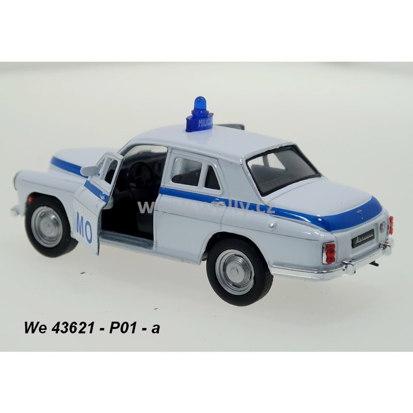 Welly 1:34-39 FSM Warszawa 224 (police white) - code Welly 43621 ...