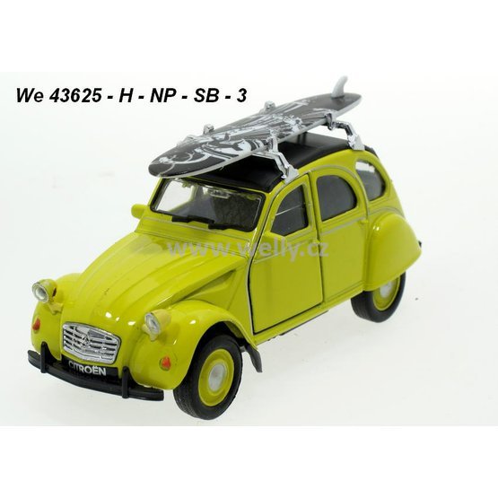 Welly 1:34-39 Citroën 2CV Surf (cream) - code Welly 43625HNPSB, modely aut
