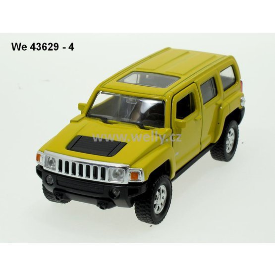 Welly Hummer H3 (yellow) - code Welly 43629, ukončena výrob