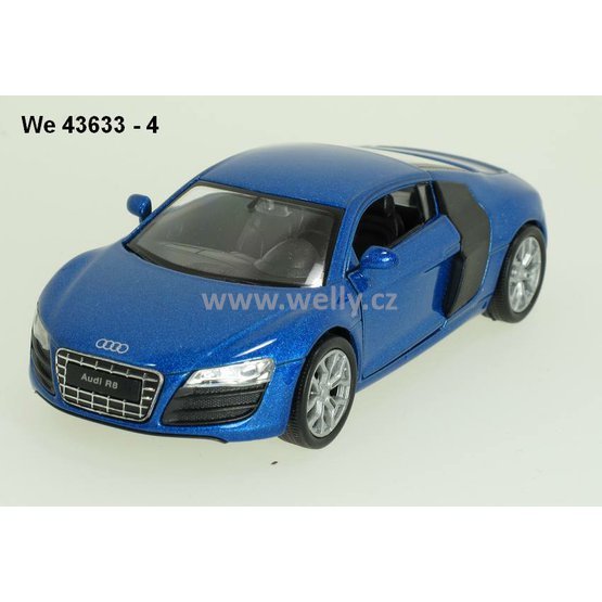 Welly 1:34-39 Audi R8 V10 (blue) - code Welly 43633