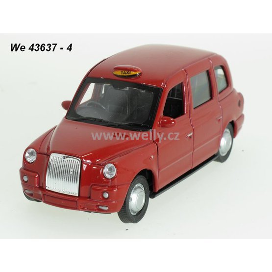Welly 1:34-39 London Taxi TX4 (red) - code Welly 43637, modely aut