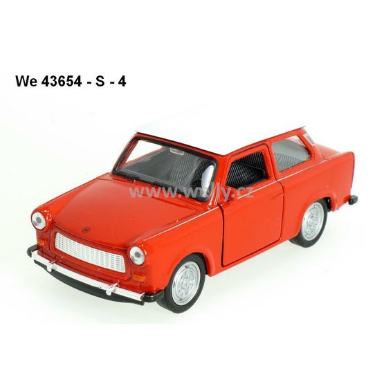 Welly 1:34-39 Trabant 601 (red/white) - code Welly 43654S, ukončena výroba