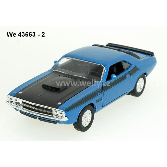 Welly 1:34-39 Dodge 1970 Challenger T/A (blue) - code Welly 43663, modely aut