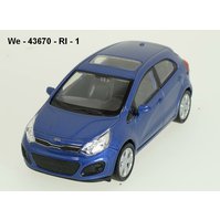 Welly 1:34-39 Kia RIO (blue) - code Welly 43670RI, ukončena výroba