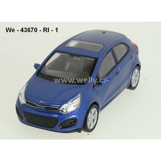 Welly 1:34-39 Kia RIO (blue) - code Welly 43670RI, modely aut