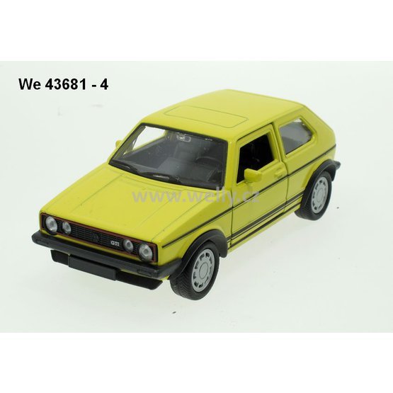 Welly 1:34-39 Volkswagen Golf I GTI (yellow) - code Welly 43681,