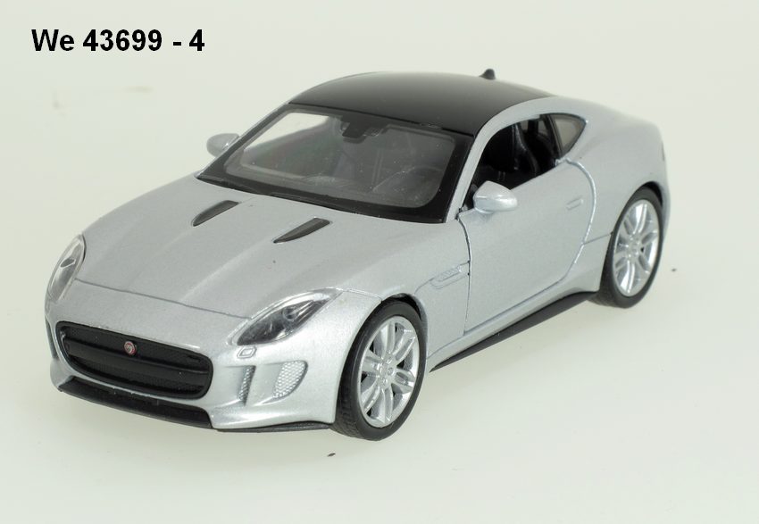 Miniatura Jaguar F-Type Coupé Laranja Welly Escala 1:24 de Metal | Parcelamento sem juros