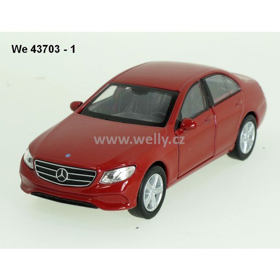 Welly 1:34-39 M-B 2016 E-Class (red) - code Welly 43703, modely aut