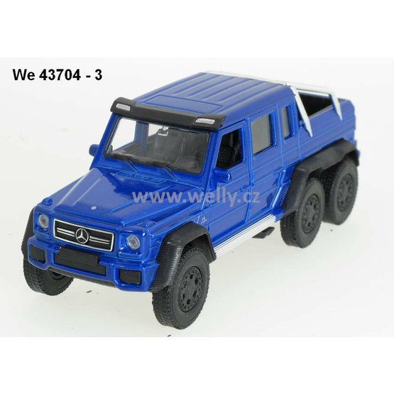 Welly 1:34-39 Mercedes-Benz G 63 AMG 6x6 (blue) - code Welly 43704, modely aut