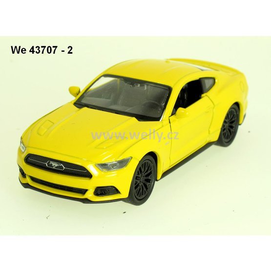Welly 1:34-39 Ford 2015 Mustang GT (yellow) - code Welly 43707, modely aut
