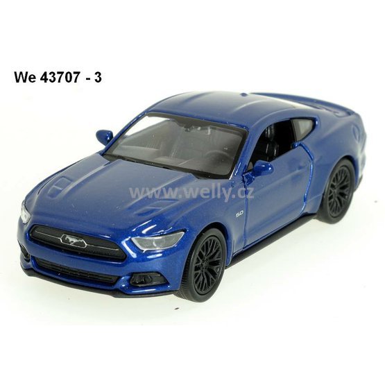 Welly 1:34-39 Ford 2015 Mustang GT (blue) - code Welly 43707, modely aut