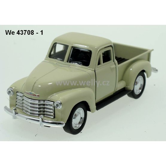 Welly 1:34-39 Chevrolet 3100 Pickup 1953 (cream) - code Welly 43708, modely aut