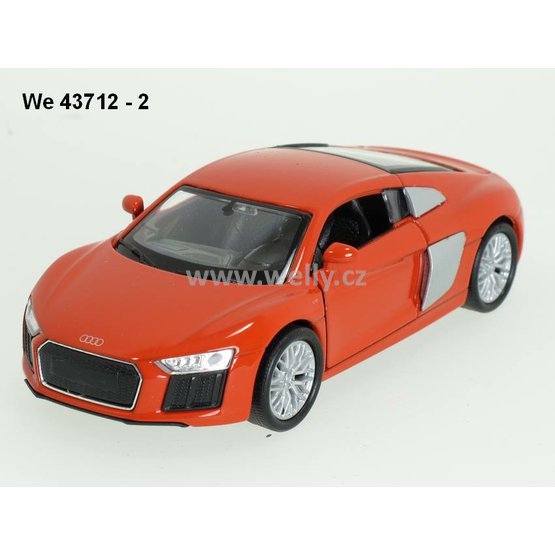 Welly 1:34-39 Audi 2016 R8 V10 (red) - code Welly 43712, modely aut