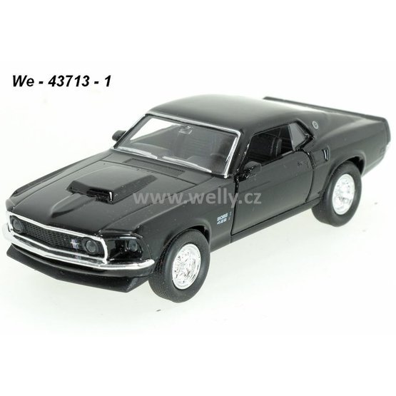 Welly 1:34-39 Ford Mustang 1969 Boss 429 (black) - code Welly 43713, modely aut