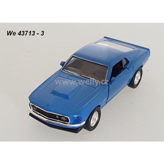 Welly 1:34-39 Ford Mustang 1969 Boss 429 (blue) - code Welly 43713, modely aut