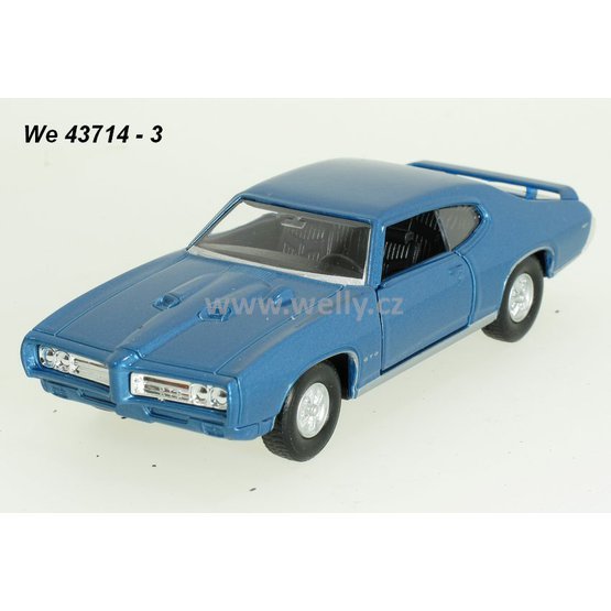 Welly 1:34-39 Pontiac GTO 1969 (blue) - code Welly 43714, modely aut