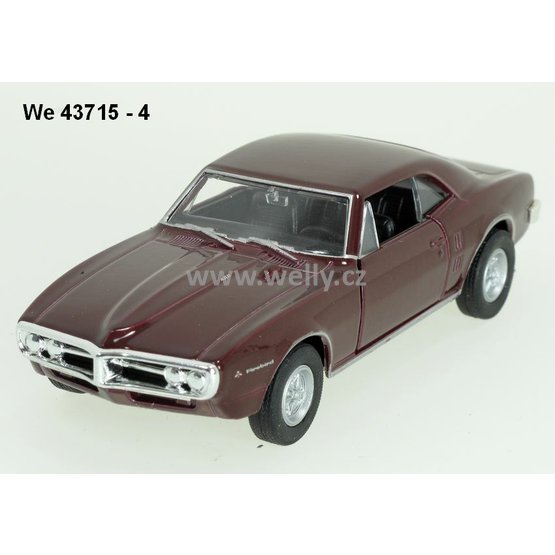 Welly 1:34-39 Pontiac Firebird 1967 (burgundy) - code Welly 43715, modely aut