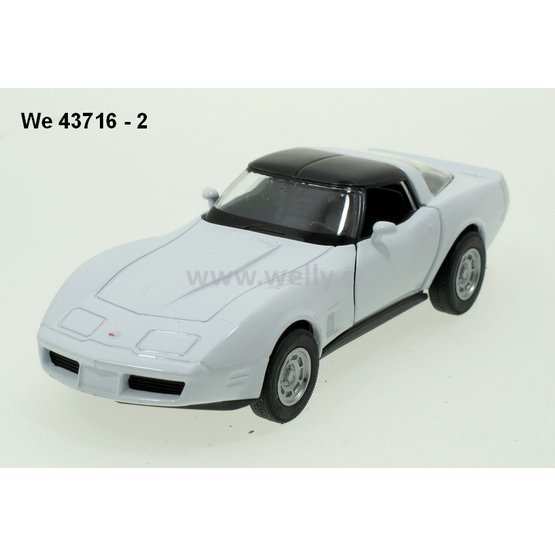 Welly 1:34-39 Chevrolet 1982 Corvette Coupe (white) - code Welly 43716, modely aut
