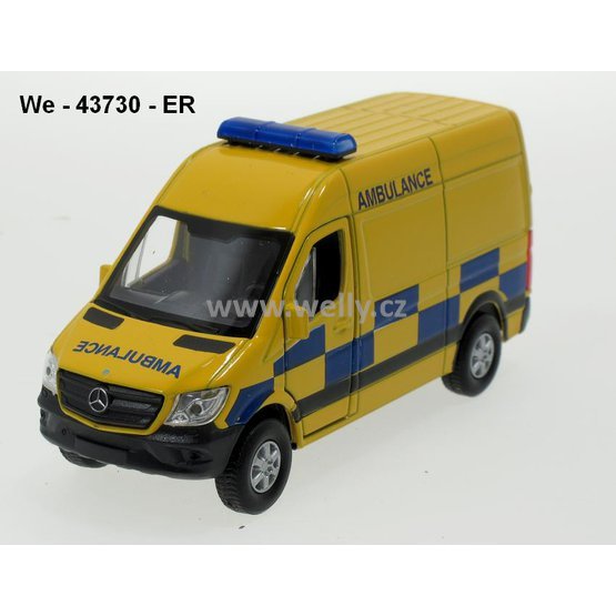 Welly 1:34-39 M-B Sprinter Panel Van (Ambulance) - code Welly 43730ER, modely aut