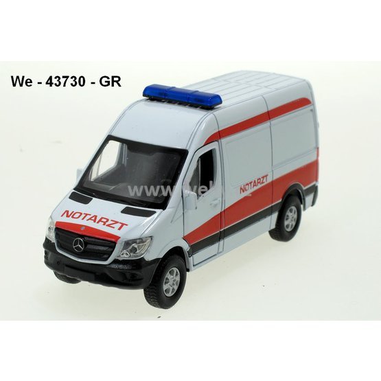 Welly 1:34-39 M-B Sprinter Panel Van (Notarzt) - code Welly 43730GR, modely aut