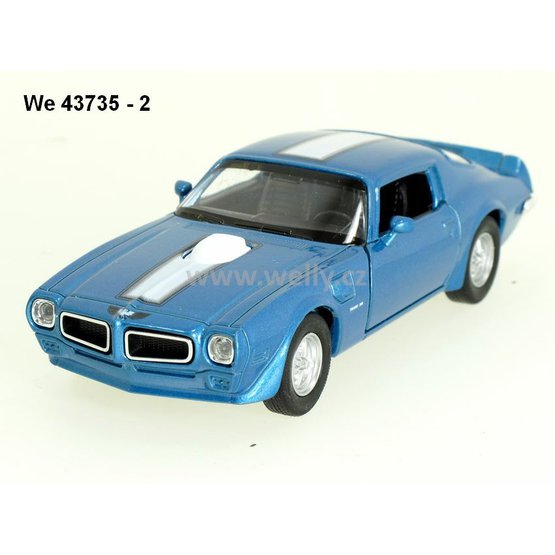 Welly 1:34-39 Pontiac 1972 Firebird Trans Am (blue) - code Welly 43735, modely aut