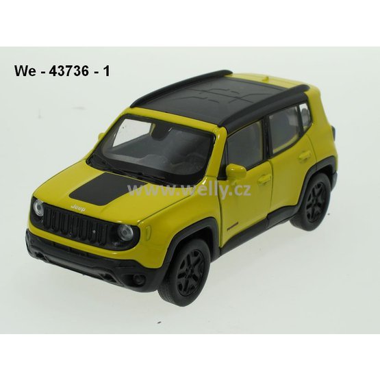 Welly 1:34-39 Jeep Renegade Trailhawk (yellow) - code Welly 43736, modely aut