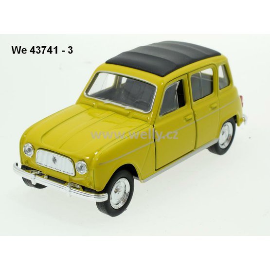 Welly 1:34-39 Renault 4 (yellow) - code Welly 43741, modely aut