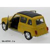 Renault 4 (yellow) - code Welly 43741, modely aut