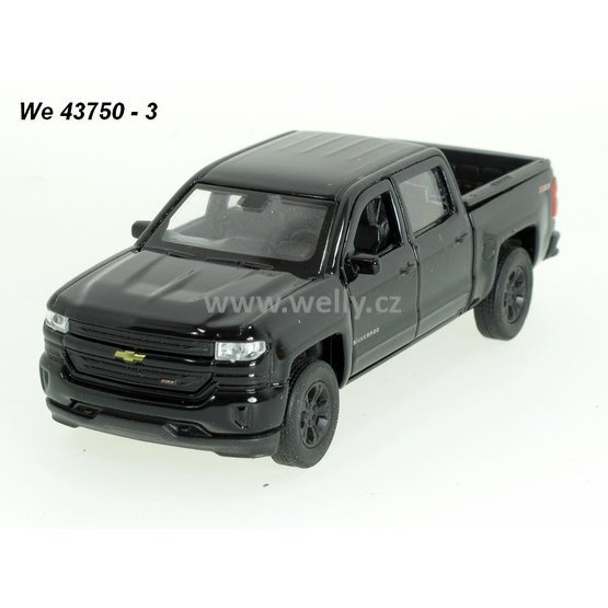Welly 1:34-39 Chevrolet 2017 Silverado (black) - code Welly 43750, modely aut