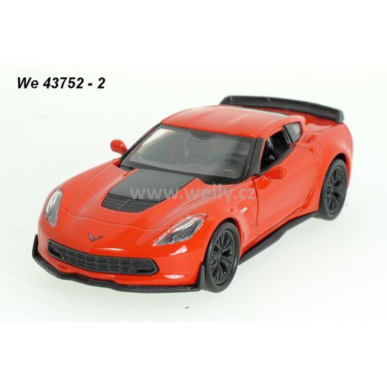 Welly 1:34-39 Chevrolet 2017 Corvette Z06 (red) - code Welly 43752, modely aut