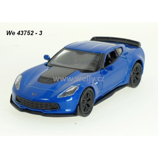 Welly 1:34-39 Chevrolet 2017 Corvette Z06 (blue) - code Welly 43752, modely aut