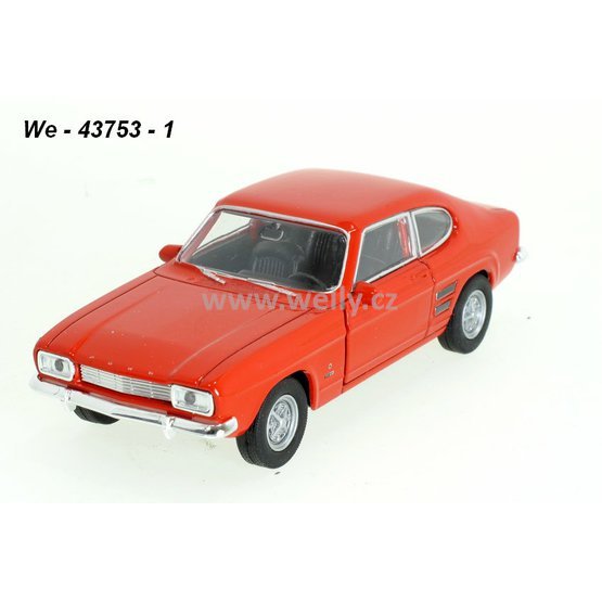 Welly 1:34-39 Ford Capri 1969 (red) - code Welly 43753, modely aut
