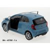Kia Picanto new (blue) - code Welly 43760, modely aut