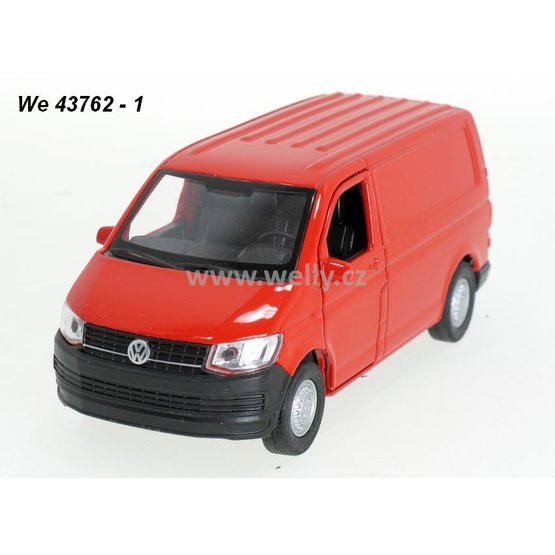 Welly 1:34-39 Volkswagen Transporter T6 Van (red) - code Welly 43762, modely aut