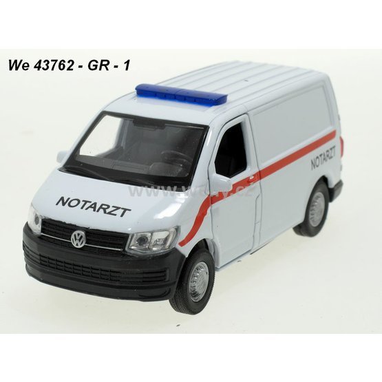 Welly 1:34-39 Volkswagen Transporter T6 Van (Notarzt) - code Welly 43762GR, modely aut