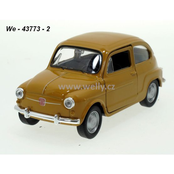 Welly 1:34-39 Fiat 600 (d.orange) - code Welly 43772, modely aut