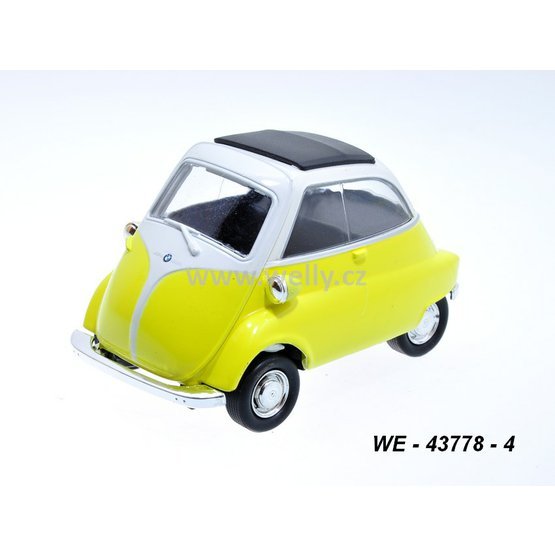 ObrWelly 1:34-39 BMW Isetta (yellow) - code Welly 43778, modely aut