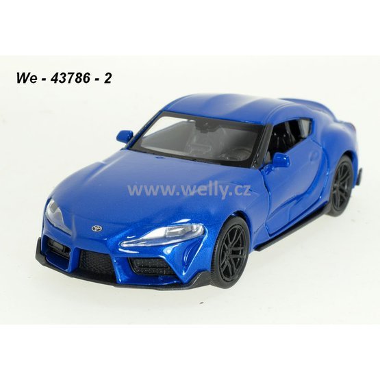 Welly 1:34-39 Toyota Supra (blue) - code Welly 43786, modely aut
