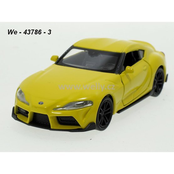 Welly 1:34-39 Toyota Supra (yellow) - code Welly 43786, modely aut