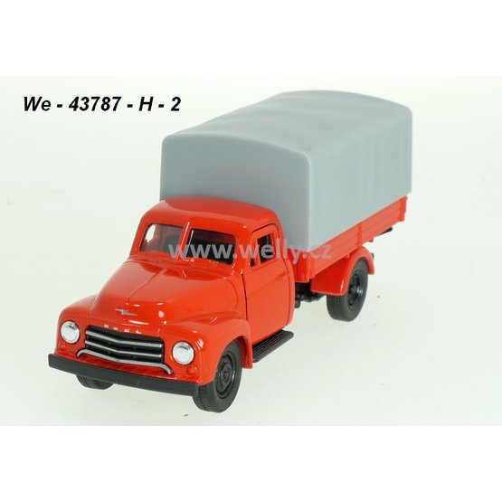 Welly 1:34-39 Opel Blitz soft top (red) - code Welly 43787H, modely aut